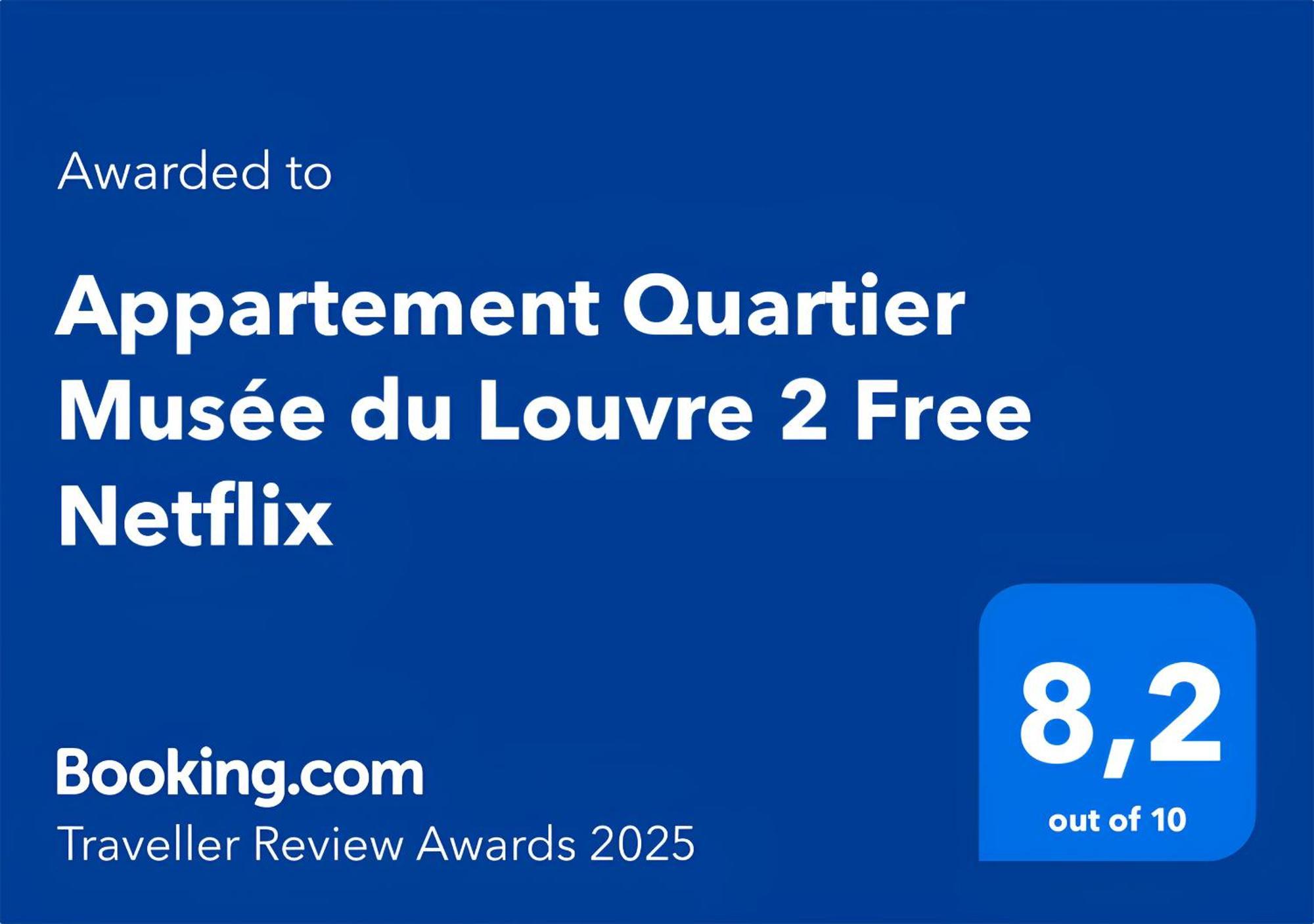 Appartement Quartier Musee Du Louvre 2 Free Netflix Paris Luaran gambar